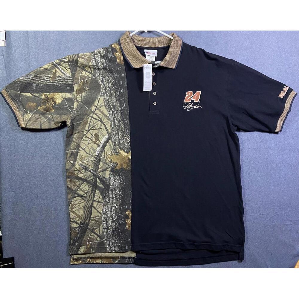 New Vintage Chase Authentics Jeff Gordon #24 Realtree Polo Shirt Men’s 2XL RARE!